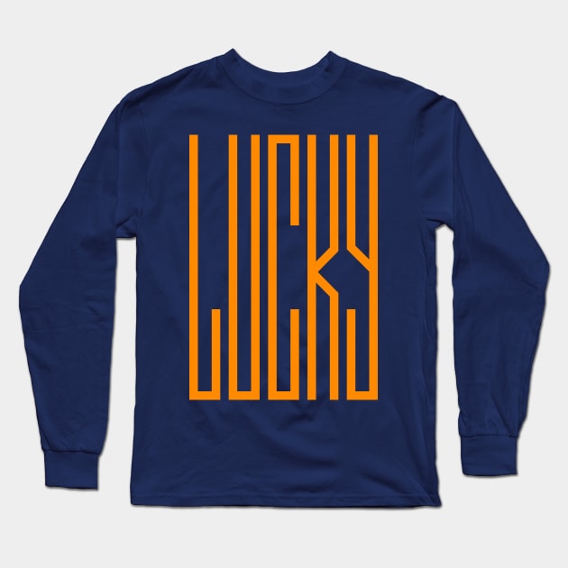 Lucky Long Sleeve T-Shirt by Hub Design